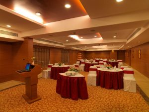 Conference hall at Goldfinch retreat bengaluru