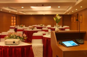 Conference hall at Goldfinch retreat bengaluru