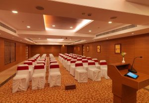 Conference hall at Goldfinch retreat bengaluru