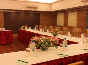 Banquet hall at Goldfinch Retreat Bengaluru